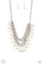 Load image into Gallery viewer, Paparazzi Necklace - One-Way WALL STREET - White
