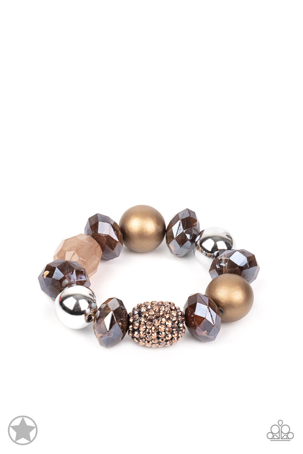 Paparazzi Bracelet - All Cozied Up - Brown