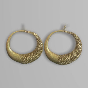 Paparazzi Earring - Downtown Jungle - Brass