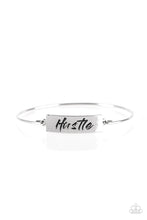 Load image into Gallery viewer, Paparazzi Bracelet - Hustle Hard - Silver
