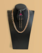 Load image into Gallery viewer, Paparazzi Necklace - Glitter and Gossip - Copper Choker
