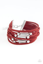 Load image into Gallery viewer, Paparazzi Bracelet - Back To BACKPACKER - Red
