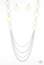 Load image into Gallery viewer, Paparazzi Necklace - Beautifully Bubbly - Yellow
