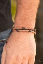 Load image into Gallery viewer, Paparazzi Bracelet - Off The Beaten Path - Brown
