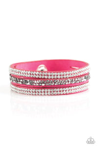 Paparazzi Bracelet - Mega Glam - Pink