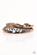 Load image into Gallery viewer, Paparazzi Bracelet - Long Road Home - Brown
