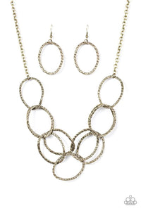 Paparazzi Necklace - Circus Royale - Brass