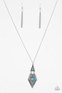 Paparazzi Necklace - Just A Mirage - Blue