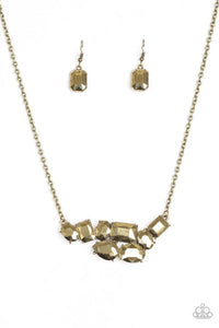 Paparazzi Necklace - Urban Dynasty - Brass