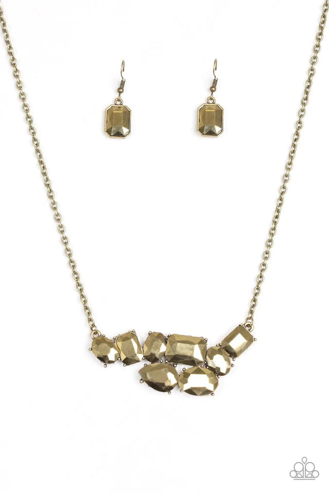 Paparazzi Necklace - Urban Dynasty - Brass