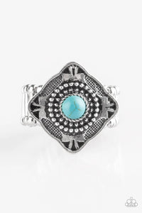 Paparazzi Ring - Four Corners Fashion - Blue