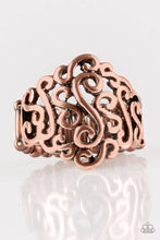 Load image into Gallery viewer, Paparazzi Ring - Dizzy Demure - Copper
