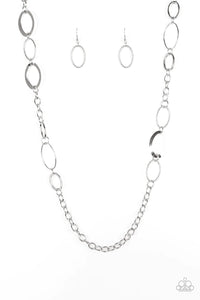 Paparazzi Necklace - Chain Cadence - Silver
