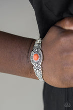 Load image into Gallery viewer, Paparazzi Bracelet - Wide Open Mesas - Orange
