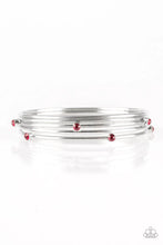 Load image into Gallery viewer, Paparazzi Bracelet - Delicate Decadence - Red
