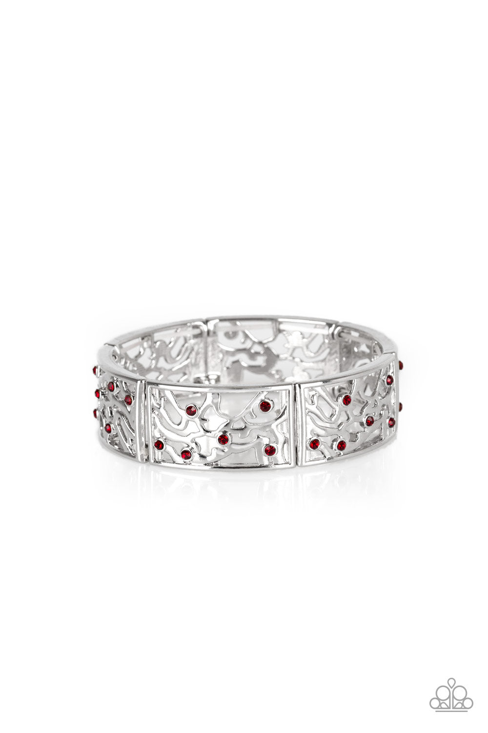 Paparazzi Bracelet - Yours and VINE - Red