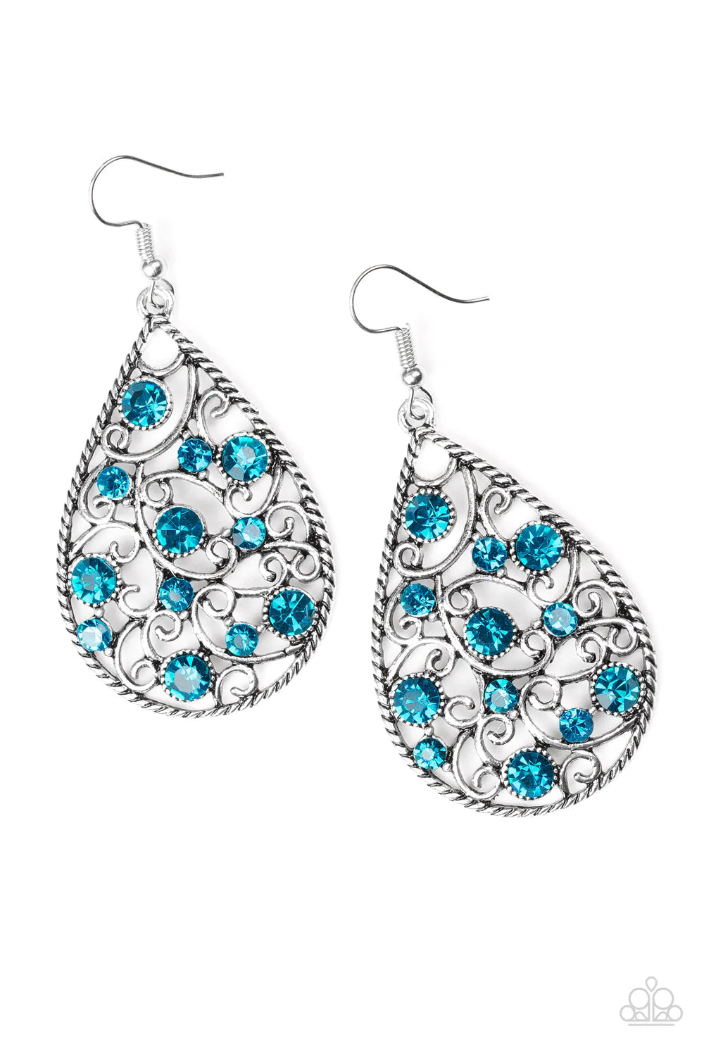 Paparazzi Earring - Certainly Courtier - Blue