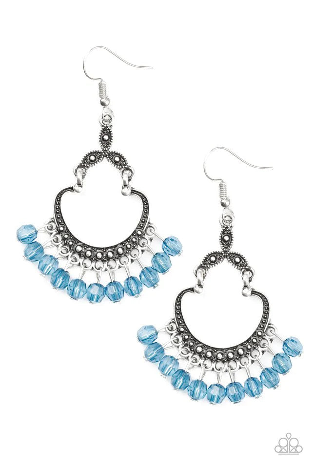 Paparazzi Earring - Babe Alert - Blue