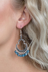 Paparazzi Earring - Babe Alert - Blue