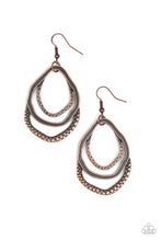 Load image into Gallery viewer, Paparazzi Earring - Canyon Casual - Copper
