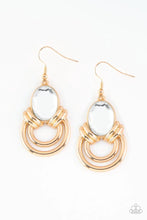 Load image into Gallery viewer, Paparazzi Earring - Real Queen - Gold
