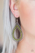 Load image into Gallery viewer, Paparazzi Earring - Mechanical Marvel - Green

