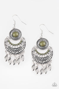 Paparazzi Earring -Mantra to Mantra - Green