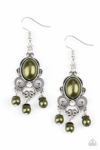 Paparazzi Earring - I Better Get GLOWING - Green