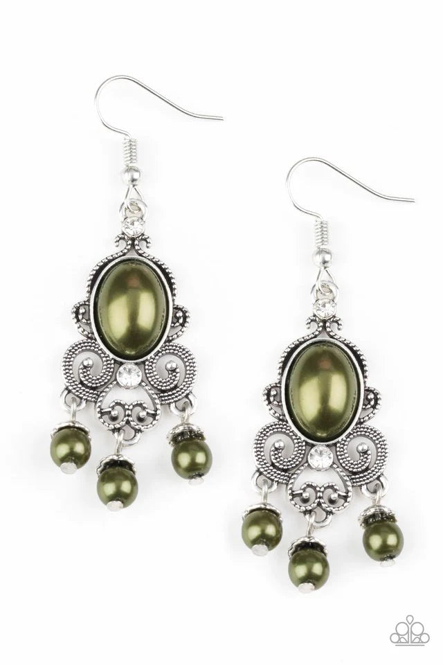 Paparazzi Earring - I Better Get GLOWING - Green
