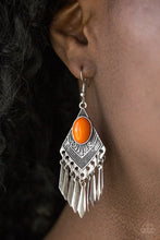 Load image into Gallery viewer, Paparazzi Earring - Mostly Monte-ZUMBA - Orange
