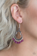 Load image into Gallery viewer, Paparazzi Earring - Babe Alert - Purple
