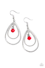 Load image into Gallery viewer, Paparazzi Earring - REIGN On My Parade - Red
