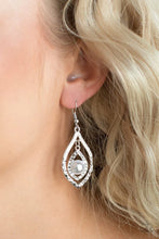 Load image into Gallery viewer, Paparazzi Earring - Breaking Glass Ceilings - Silver
