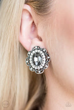 Load image into Gallery viewer, Paparazzi Earring - Dine and Dapper - Silver Clip-On
