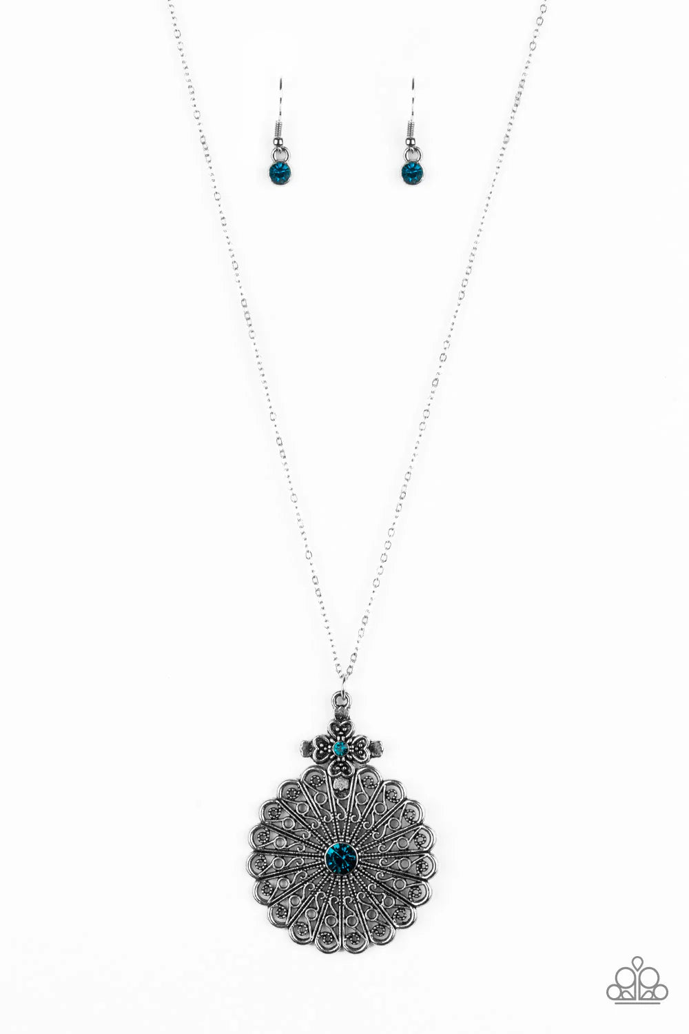 Paparazzi Necklace - Walk On The WILDFLOWER Side - Blue