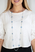 Load image into Gallery viewer, Paparazzi Necklace - Glassy Glamorous - Blue
