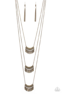 Paparazzi Necklace - Seasonal Charm - Brass