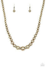 Load image into Gallery viewer, Paparazzi Necklace - Party Pearls - Brass
