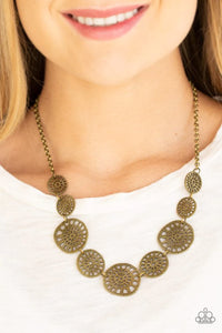 Paparazzi Necklace - Your Own Free WHEEL - Brass