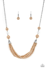 Load image into Gallery viewer, Paparazzi Necklace - One-WOMAN Show - Brown
