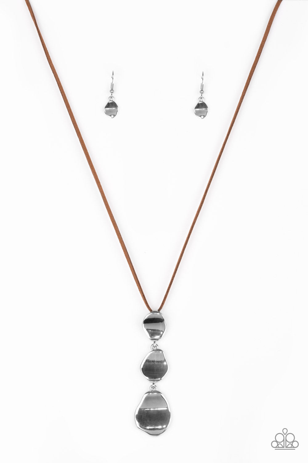 Paparazzi Necklace - Embrace The Journey - Brown