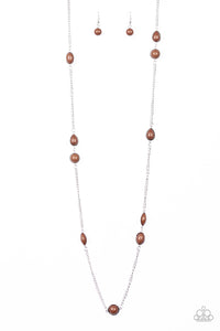 Paparazzi Necklace - Pacific Piers - Brown