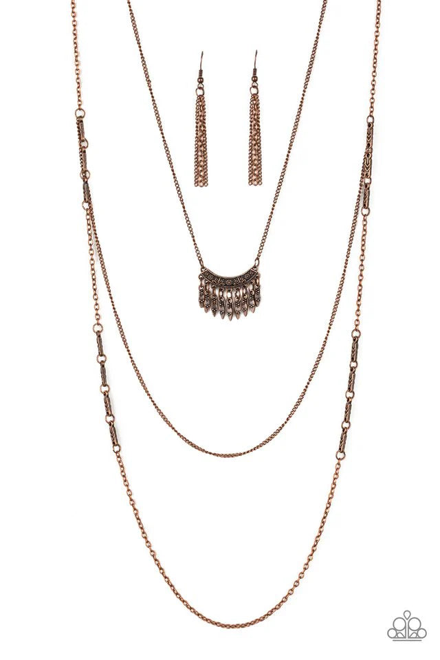 Paparazzi Necklace - Homestead Harvest - Copper