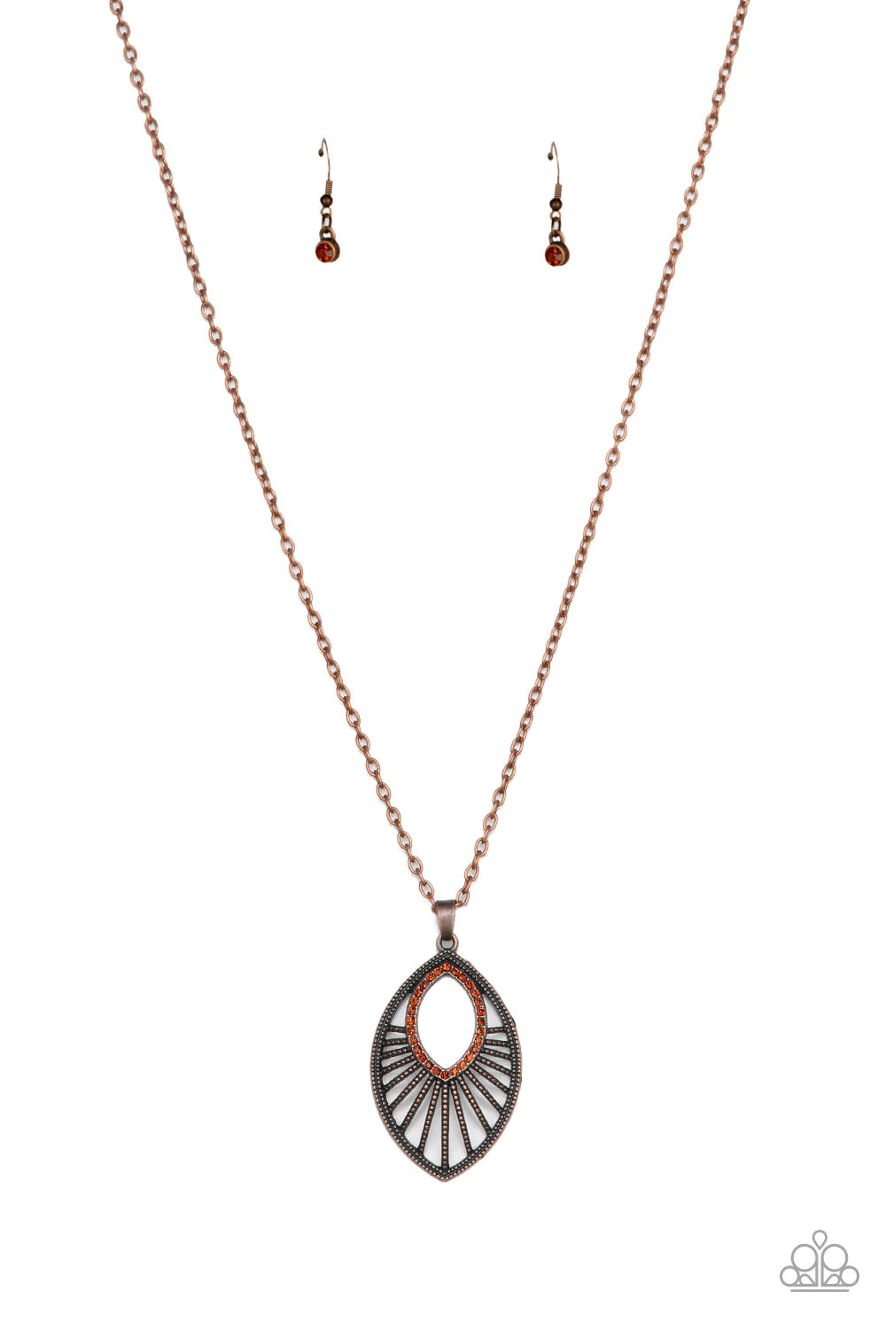 Paparazzi Necklace - Court Couture - Copper