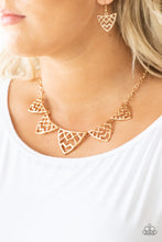 Load image into Gallery viewer, Paparazzi Necklace - Welcome To The Lions Den - Gold
