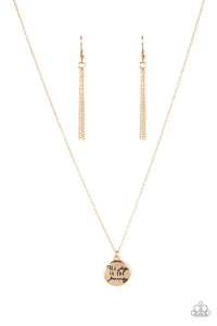 Paparazzi Necklace - Find Joy - Gold