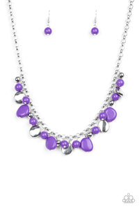 Paparazzi Necklace - Flirtatiously Florida - Purple