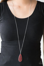 Load image into Gallery viewer, Paparazzi Necklace - Tiki Tease - Red

