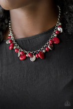 Load image into Gallery viewer, Paparazzi Necklace - Flirtatiously Florida - Red
