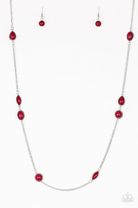 Paparazzi Necklace - Pacific Piers - Red